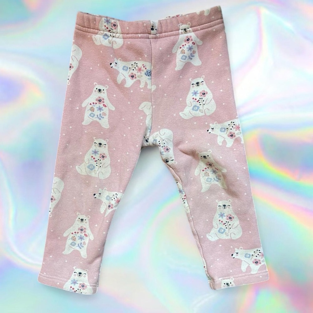 Garanimals Pink Bear Print Leggings